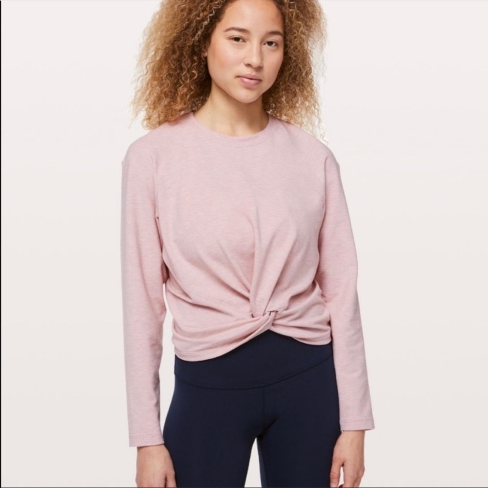 Lululemon Twist Front Sweatshirt. Size 4.